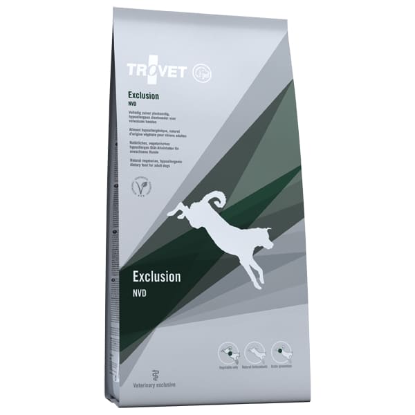 Trovet Exclusion NVD veterinārā suņu barība alerģijām 12.5 kg